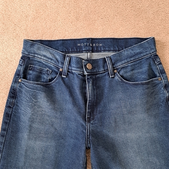 Mott & Bow Jeans Women's 29 Blue Boyfriend Fit Denim - Picture 2 of 13